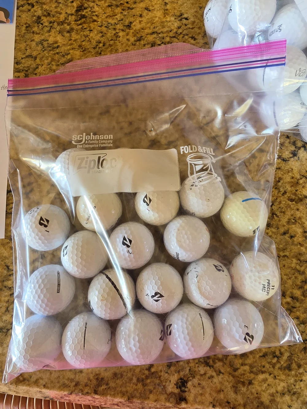 Bridgestone Various White Golf Balls - Set of 20 - EUC